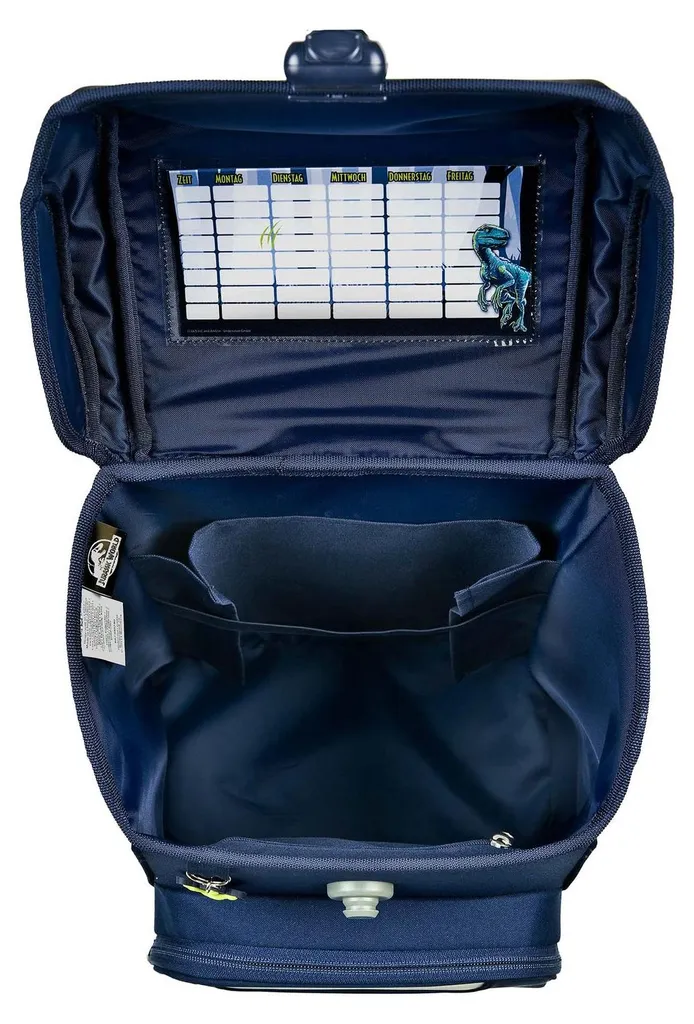 Set Scolaire Ergonomique Scooli Jurassic World Bleu Marine 5 Pièces