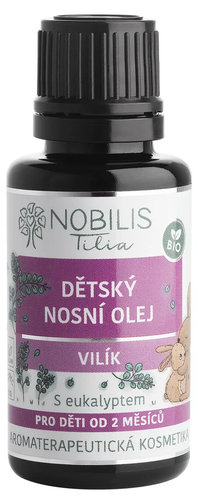 Huile Nasale Vilík 20 ml - Apaise le Nez Sec et Irrité des Jeunes Enfants