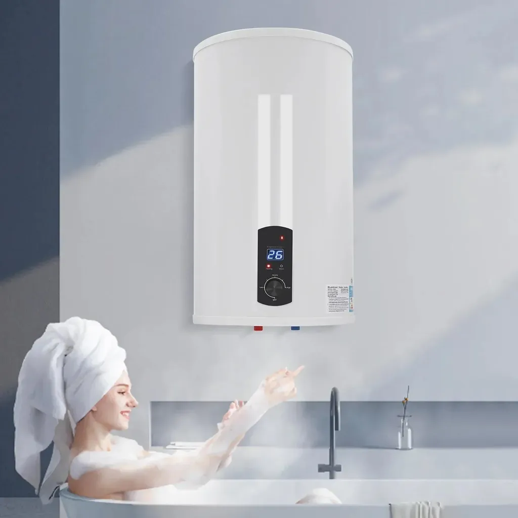 Chauffe-eau pour famille 120L - Solution murale verticale 2000 Watts - 9