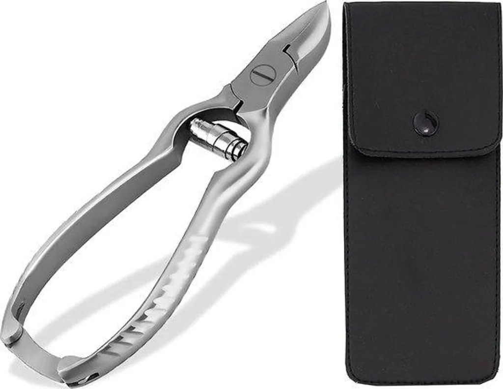 Ciseaux à ongles courbés 12 cm inox haute précision coupe nette