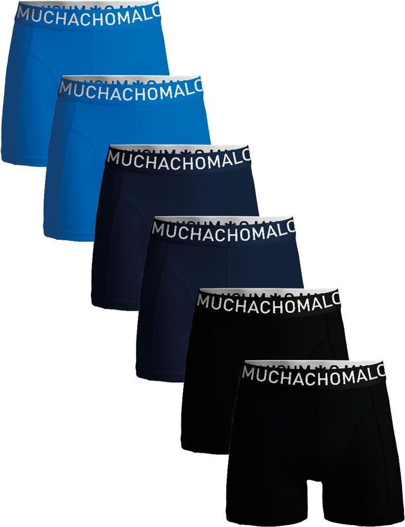 Muchachomalo Herren Boxershorts – 6er Pack – Microfaser & Stretch – Leichte Sport-Unterwäsche – Größe 6XL - U-MICROFIB1010-148