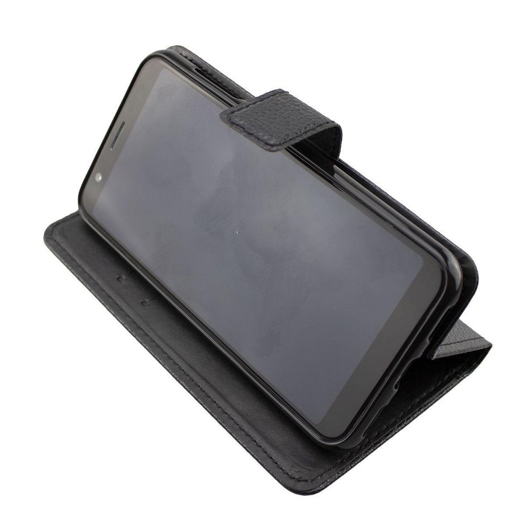 caseroxx Flip Cover for Gigaset GL390, Pocket (Flip Cover in Black
