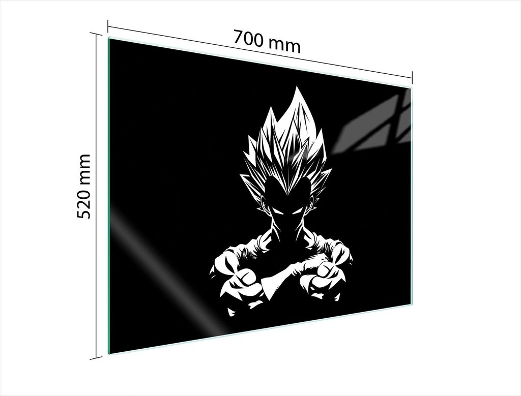 Glasschutzplatte Für Herd 70X52 Anime