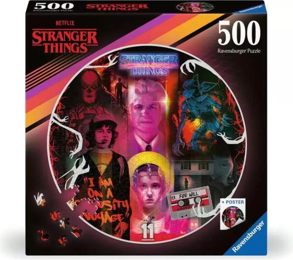 Ravensburger Circle Of Colors Stranger Things -palapeli, Zdjęcie produktu 