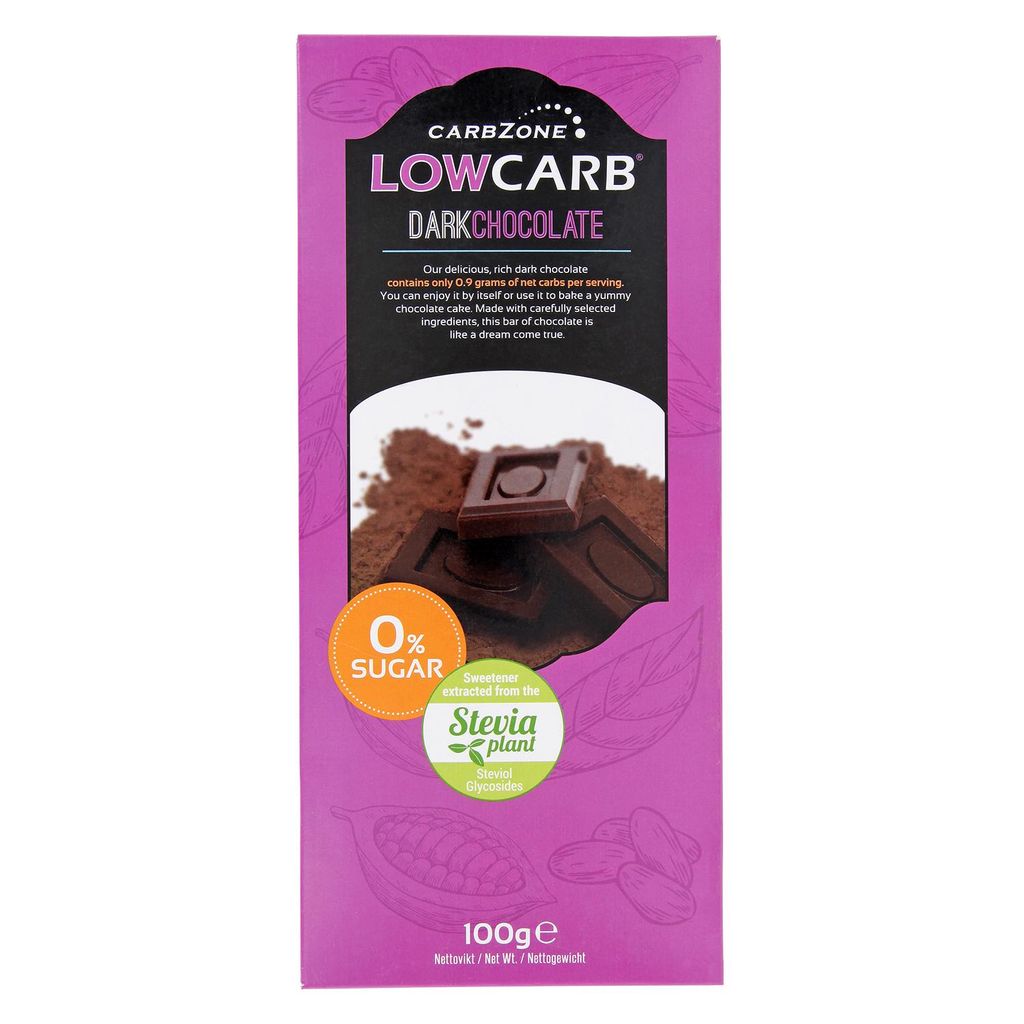 Low Carb® Dunkle Schokolade 100g Produktbild 