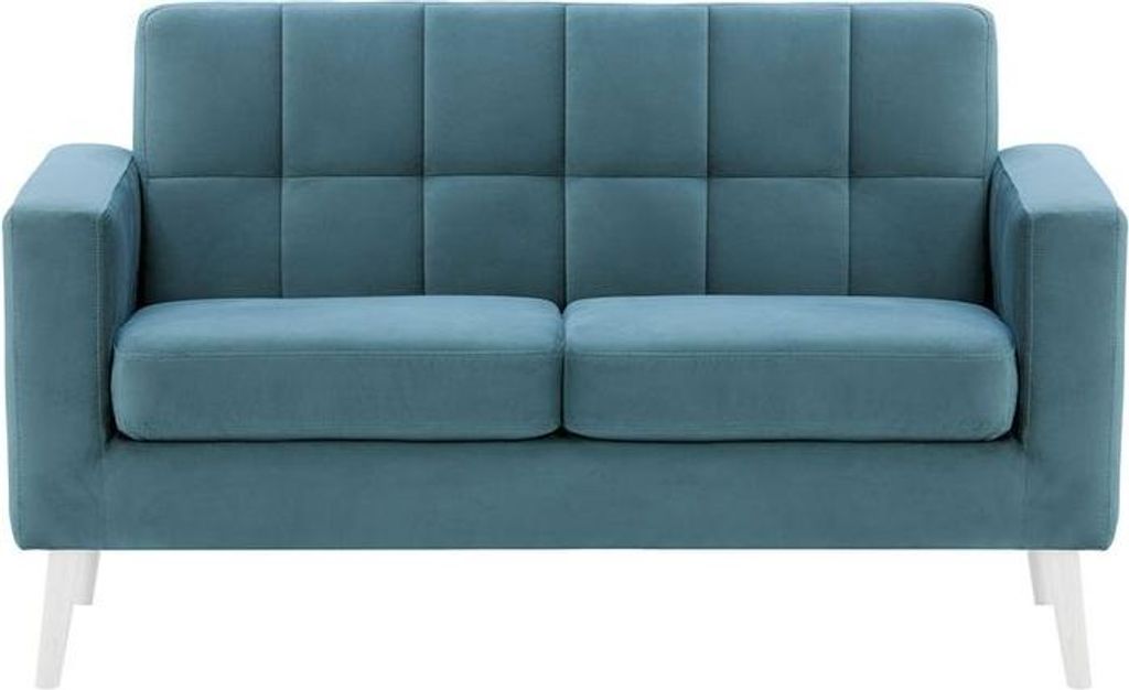 Zweisitzer-Sofa Neat-Velluto 12-white