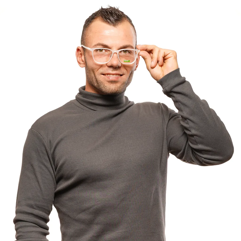 Lunettes de Vue Carrées Benetton BE 1029 856 en Acétate de Qualité