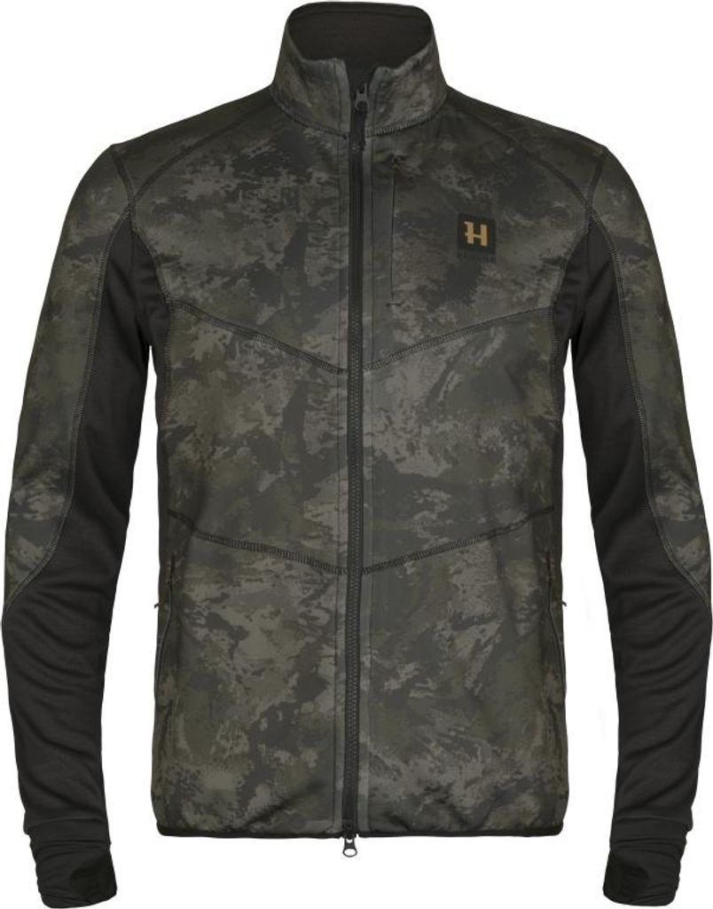 Härkila Herren NOCTYX Camo Fleecejacke Axis MSP black/black XXXL