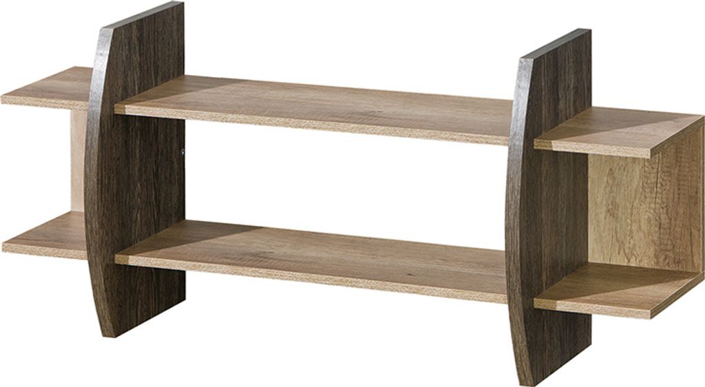 Minio, Wandregal "ROMEO 13", 120cm, Canyon Eiche / Arusha