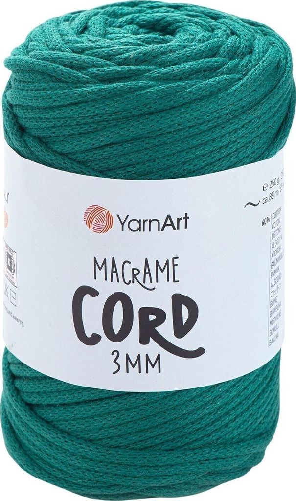 Yarn Art Macrame Cord 3 mm 85 m 783 Cobalt Schnur Produktbild 