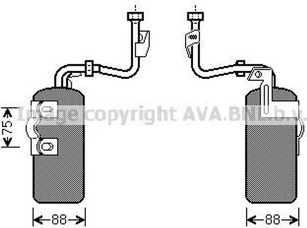 Condenseur de climatisation PRASCO AI5193 pour Audi A2 (8Z) OE 8Z0260403B