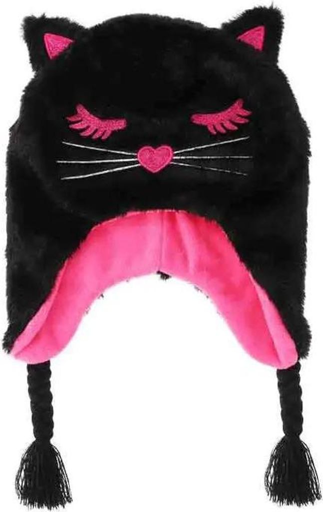 BB-Klostermann Mütze mit Zöpfen Cuties Katze schwarz 0 STK Produktbild 