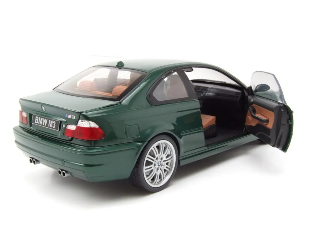 Complétez votre Collection : BMW E46 M3 Coupe 2000 Solido 1/18 Verte Précise - 11