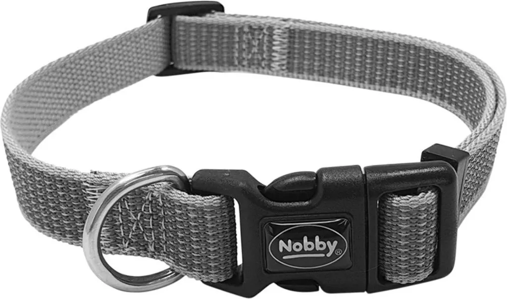 Nobby Full Reflect Collare Cane Grigio L-XL | Stile e Sicurezza Notturna