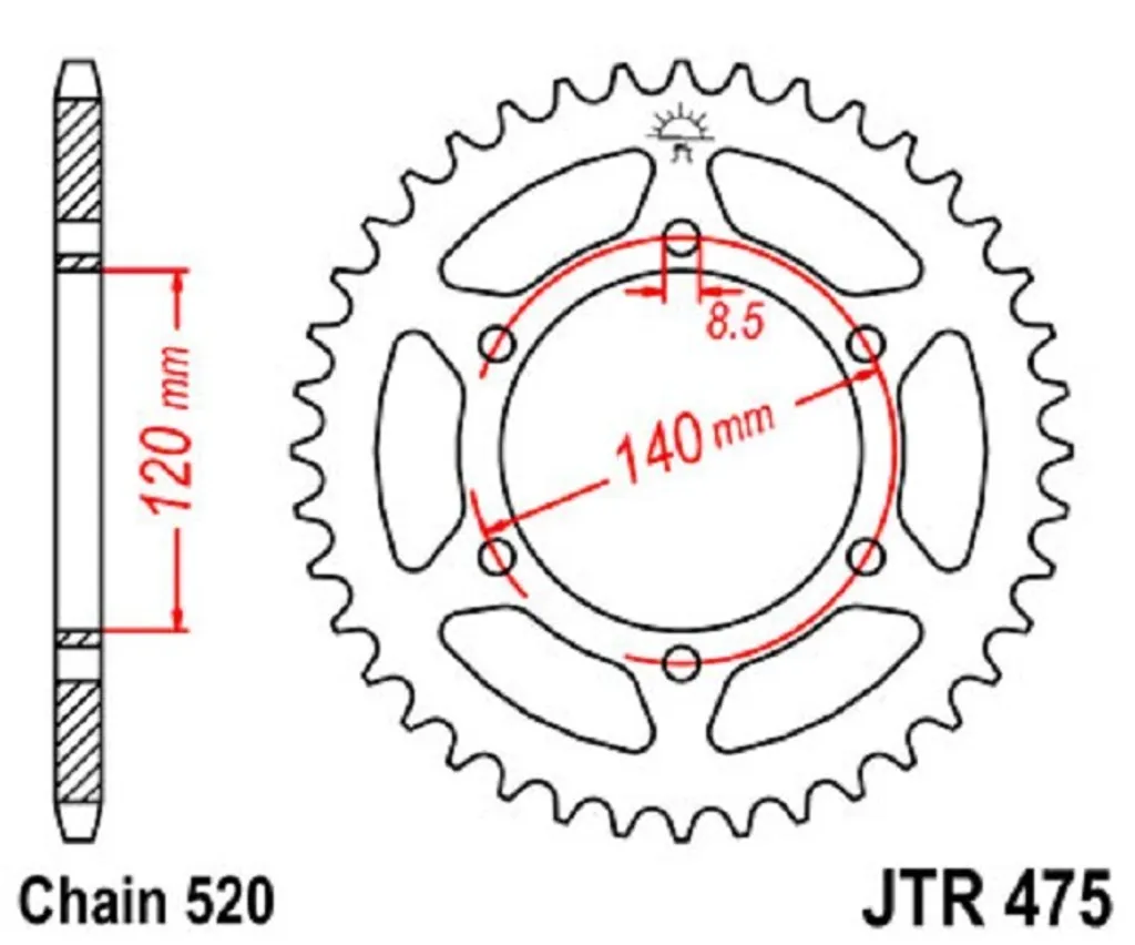Pignone 42Z Passo 520 SW - Massime Prestazioni per Pista e Off-Road