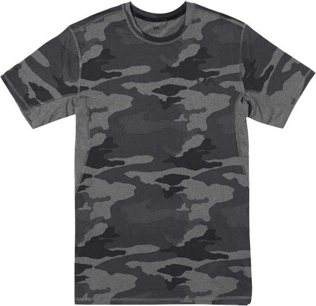 Rvca Sport Vent Kurzarm-t-shirt Grau S Mann Grau S