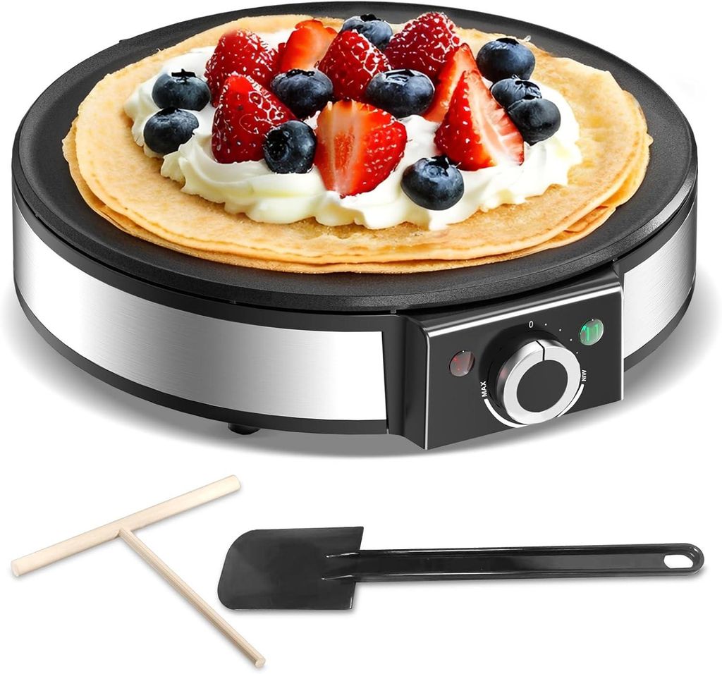 SNAILAR Crêpe-Maker AN-110, 1200 W, 30 cm Antihaftplatte, Produktbild 