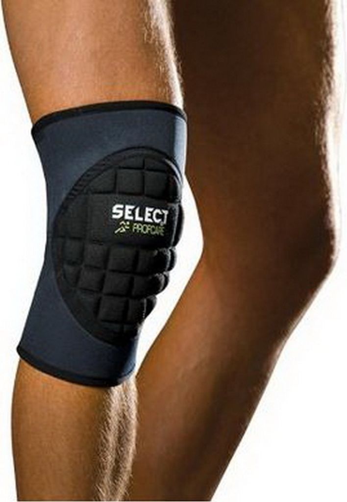 SELECT Elastische Kniebandage Waffelpolster SCHWARZ S