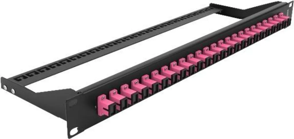 Patch Panel Delock 1U 19" SC Duplex 24 Porte - OM4 Ready Black