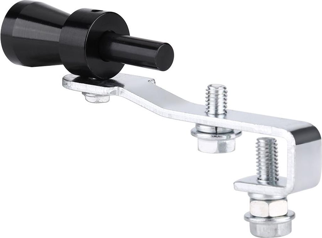 Schwarzer Auto Turbo Sound Auspuff Pfeife Schalldämpfer Produktbild 
