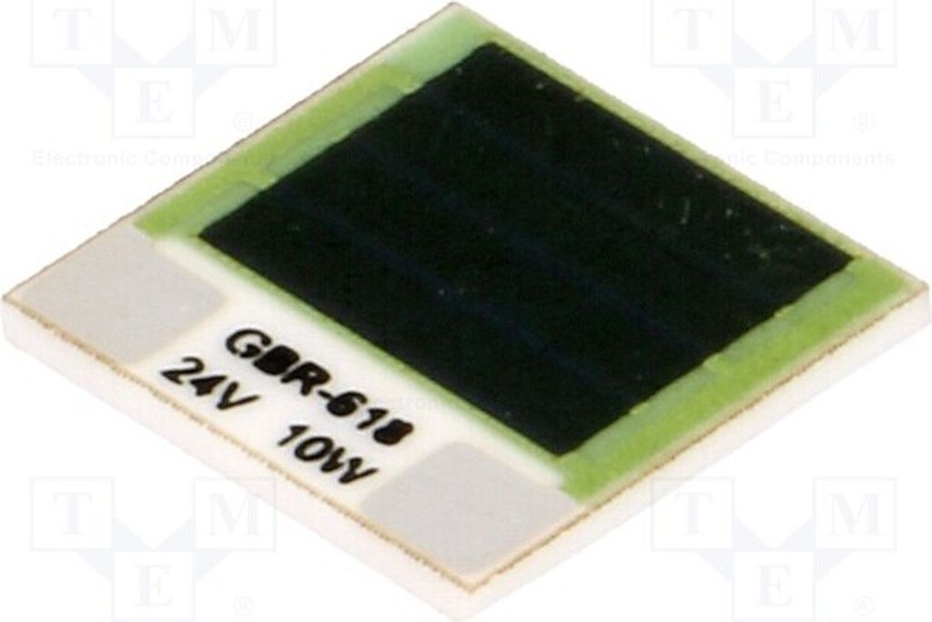 1x Widerstand: thick film 57,6Ω gekt Heizwiderst 10W 300°C GBR-618-24-10-2 Heizwider