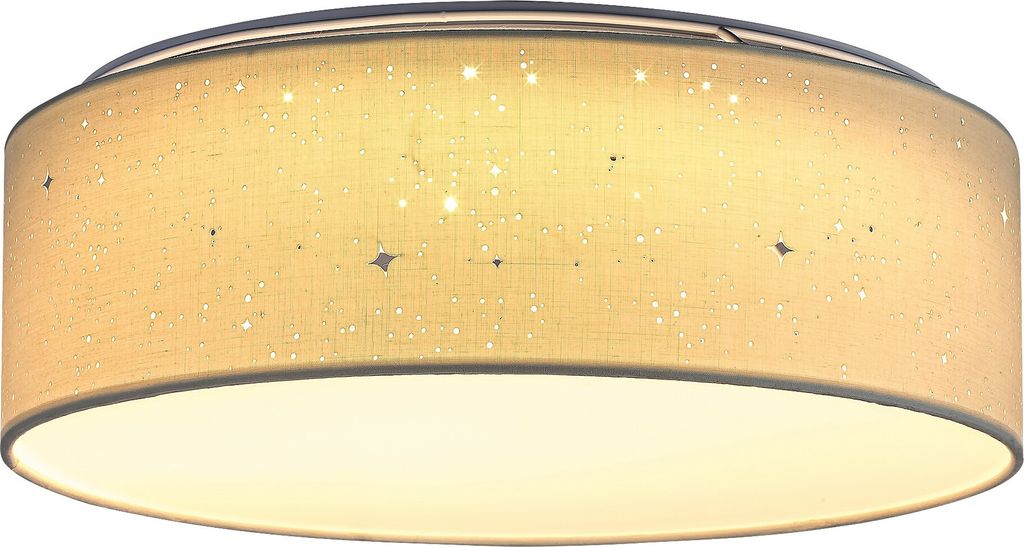 Rabalux 3308 Deckenleuchte Otilia, 22W, 3000K, 970lm, creme-weiß, rund, warmweiß, ø400mm