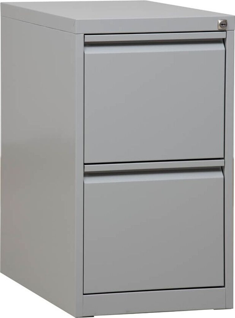 Gürkan Hängeregistraturschrank lichtgrau 2 Schubladen 40,0 x 62,0 x 70,0 cm