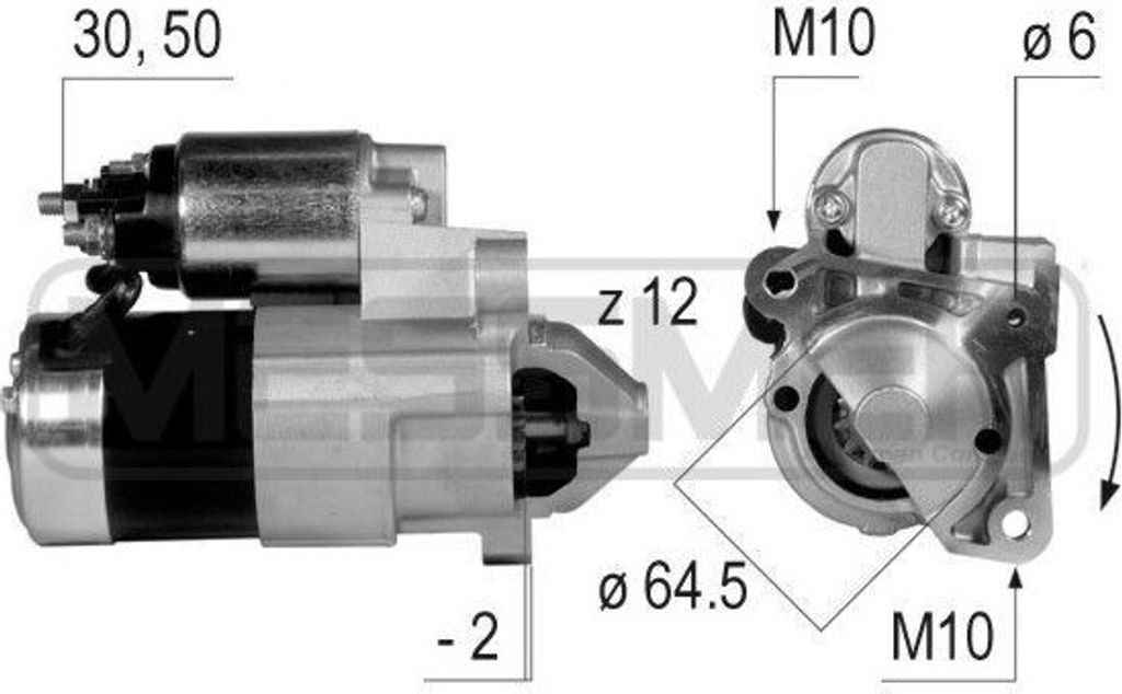 ERA 220039A Starter Anlasser 1,4kW für RENAULT Clio III Schrägheck (BR0/1, CR0/1) 12V
