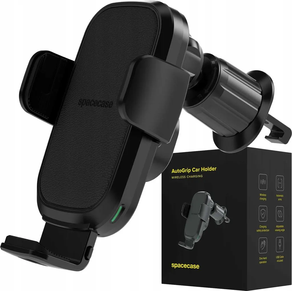 SPACECASE WM8B Supporto Auto Caricabatterie Wireless 15W Nero | Acquista