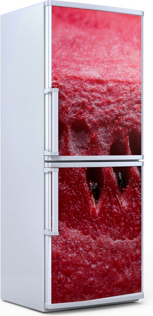 Kühlschrankdekoration 60x180 cm Aufkleber auf dem Kühlschrank - Wassermelone Frucht
