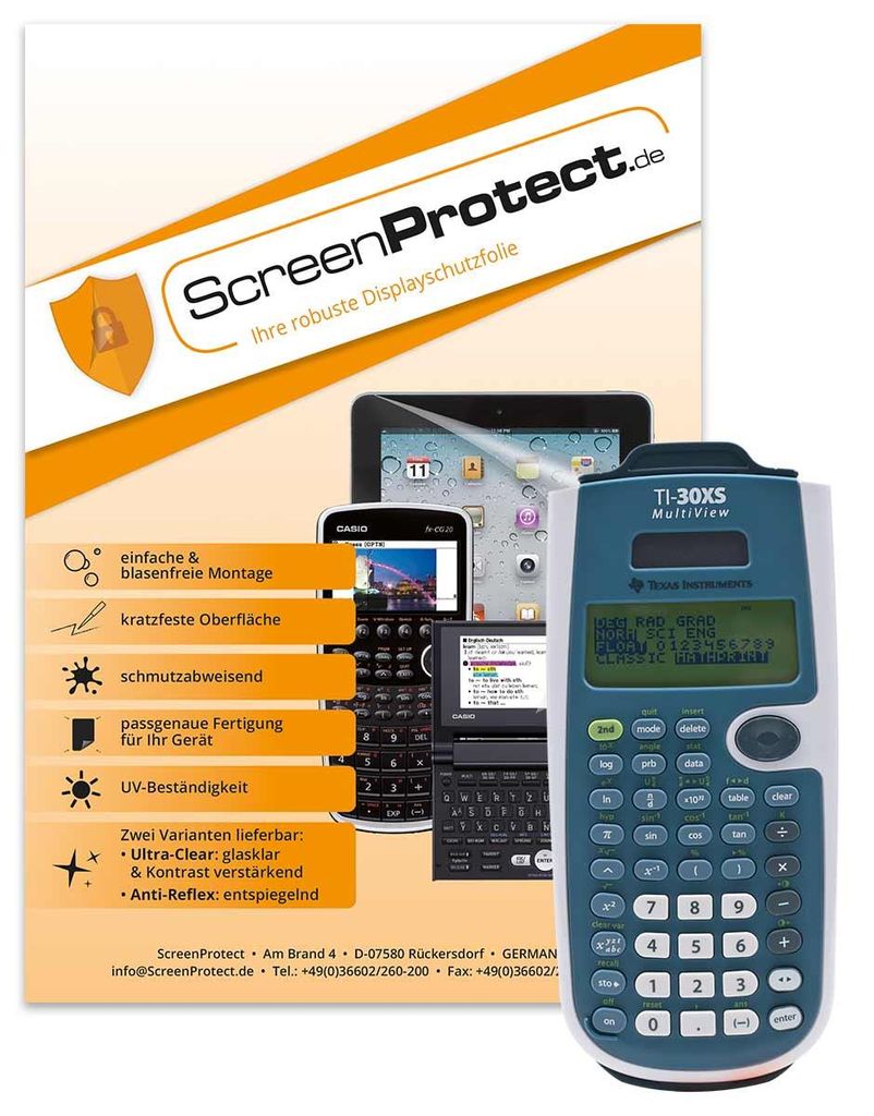 Texas Instruments - Calculatrice de poche Ti -30xS Solar Image du produit 