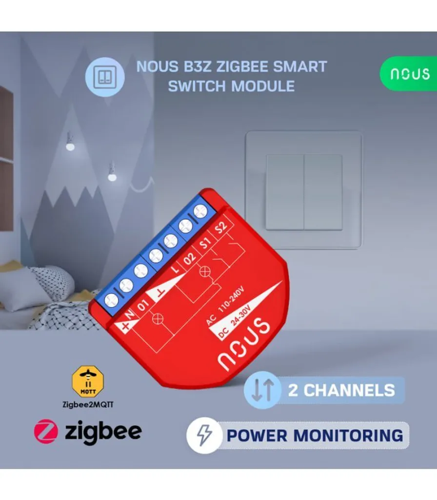 Interrupteur Mural ZigBee pour Automatisation Maison et Contrôle à Distance - 19