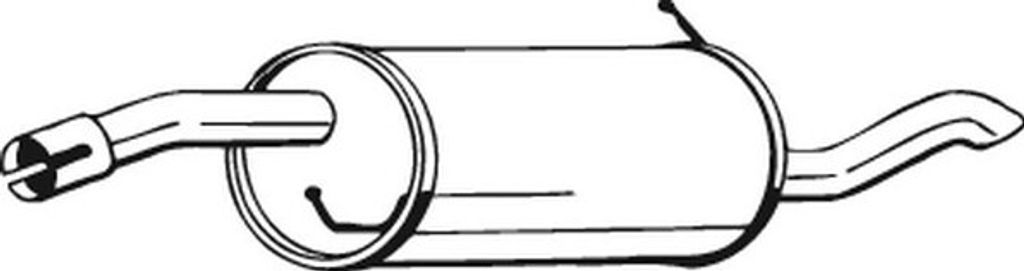 BOSAL 154-429 Endschalldämpfer für FORD FUSION (JU) Auspuff