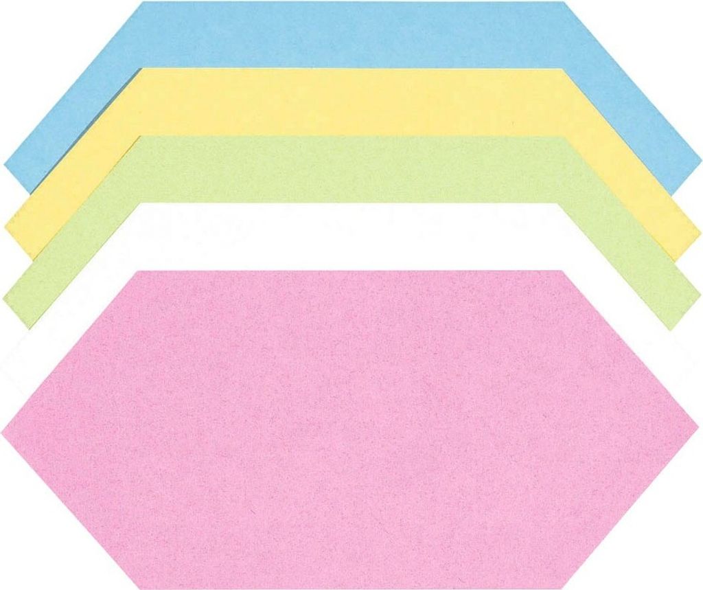 Moderationskarten farbsortiert 20,5 x 9,5 cm, 500 St.