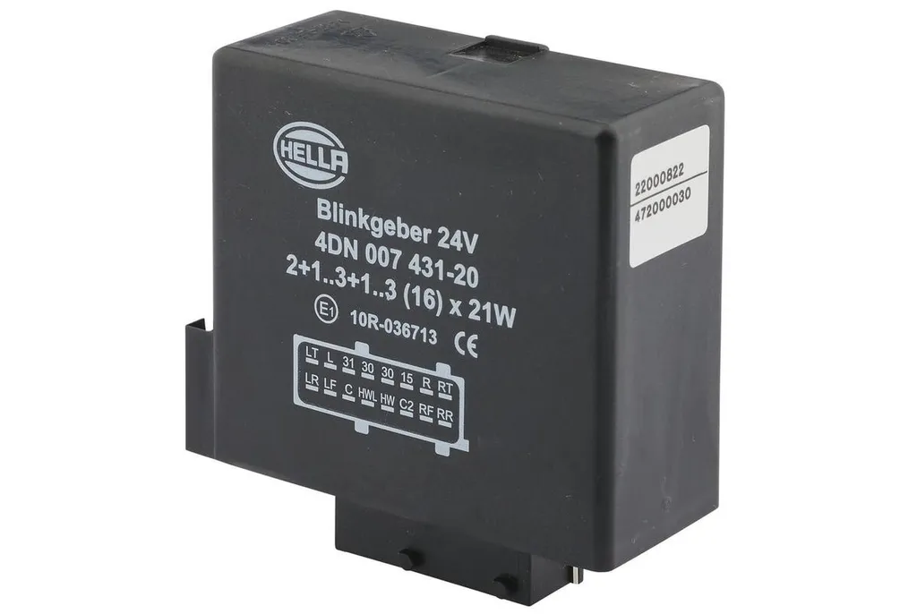 HELLA 24V 16 Pin Flasher Unit Scania 4 | Relè Indicatori Direzione
