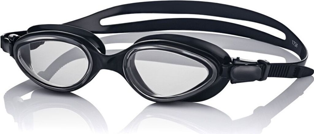 AQUA SPEED Schwimmbrille Sonic schwarz/rauch Taucherbrille Produktbild 