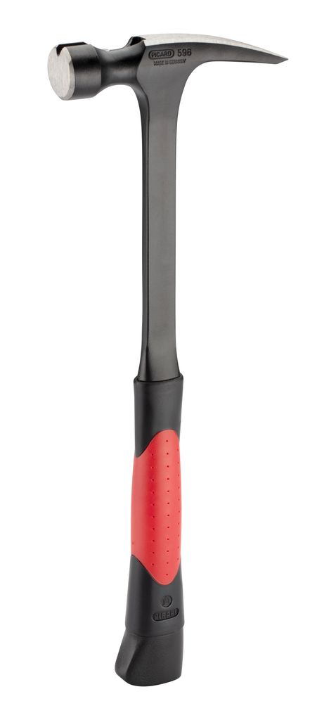 PICARD Ganzstahl Framing Hammer 1.150g mit 2-Komponenten-Griff Nr. 596 glatt