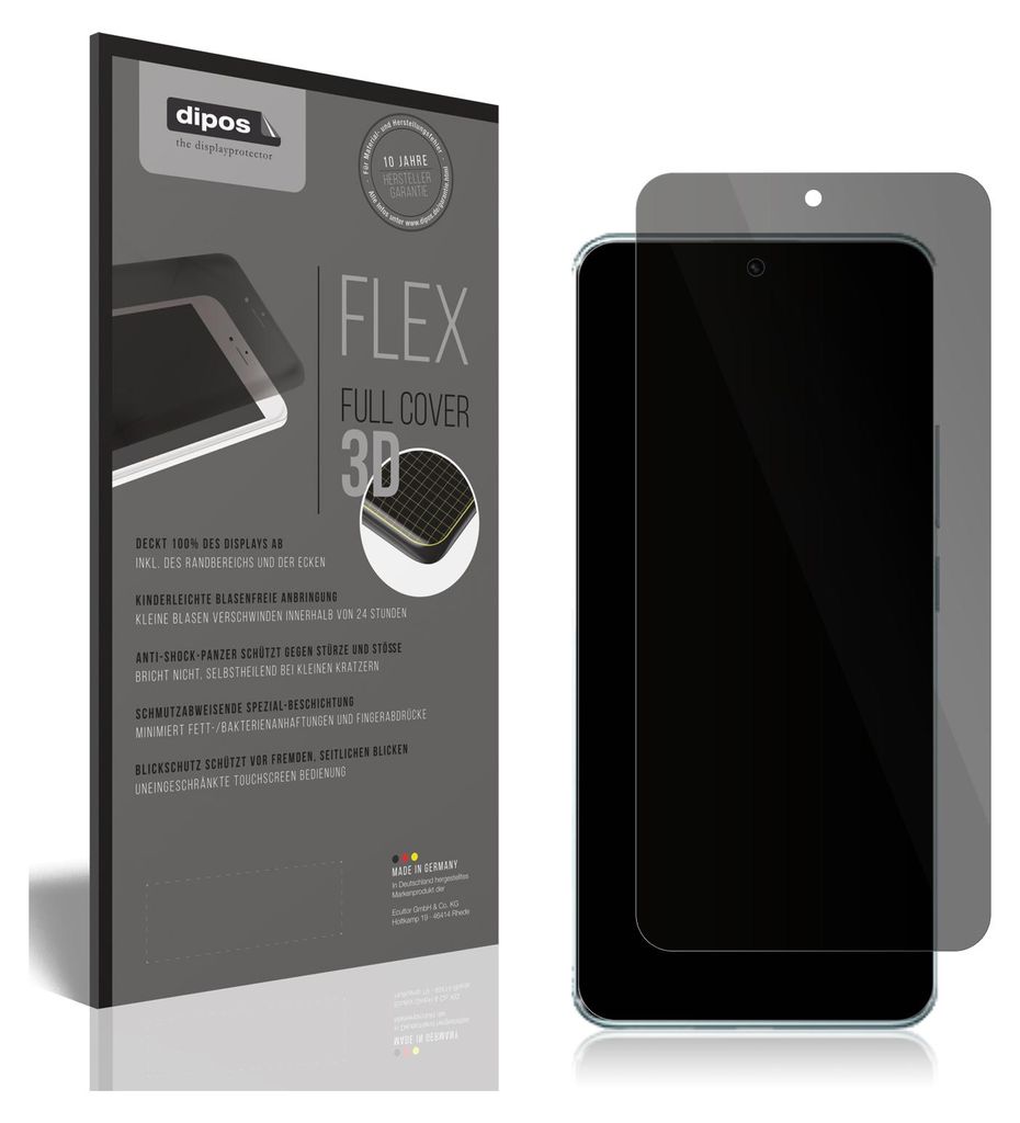 Full Cover Privacy Blickschutzfolie für Xiaomi Redmi Note 14 Pro+ 5G Folie Anti-Shock