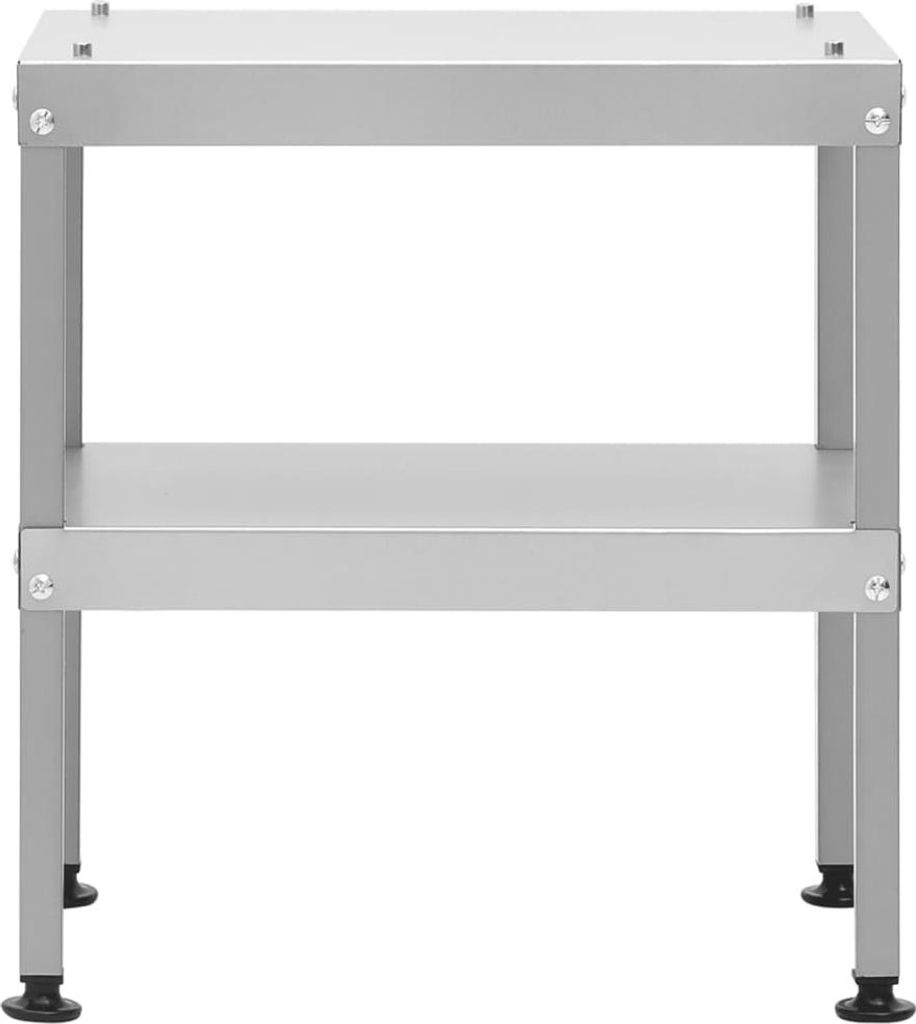 vidaXL Stůl pro udírnu 40x28x44,5 cm Pozinkovaná ocel Obrázek produktu 