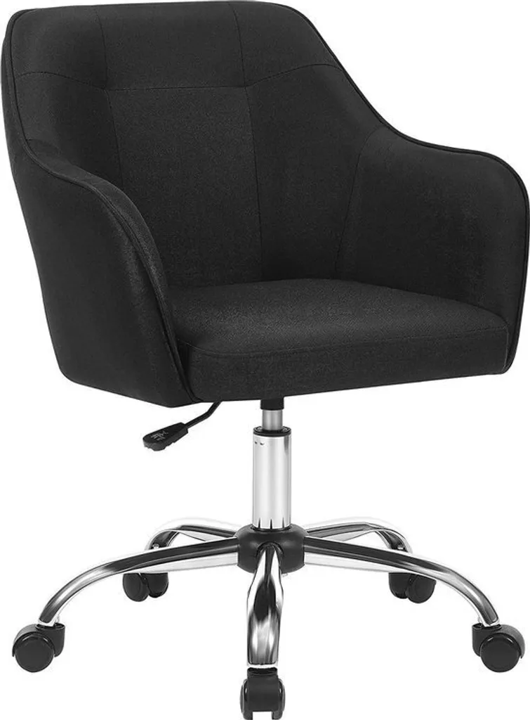 Chaise de bureau SONGMICS réglable en hauteur, structure acier 120 kg