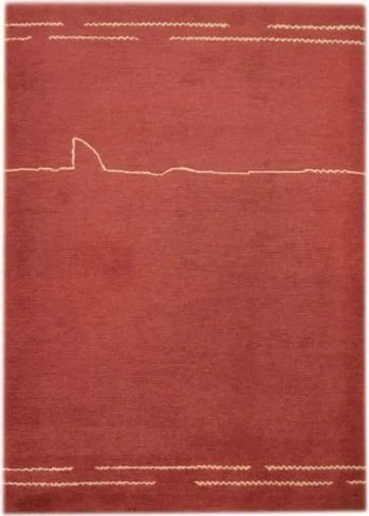 Tapis de Décoration Intérieure Concept 771 Rouge pour Salon 120x180