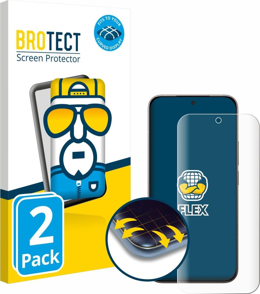 2x BROTECT Fullscreen Schutzfolie für Xiaomi 17 Displayschutz Folie Fullcover Klar Transparent