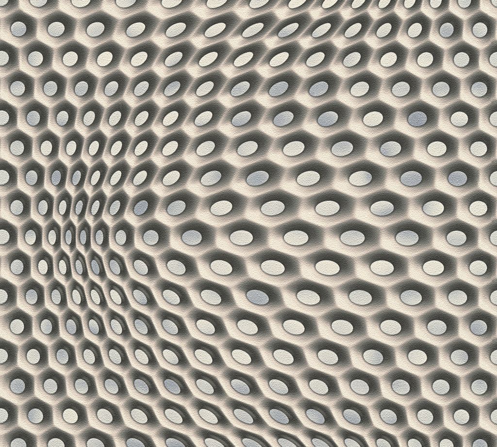 Livingwalls Vliestapete Harmony in Motion by Mac Stopa Tapete beige creme metallic 10,05 m x 0,53 m 327073 32707-3