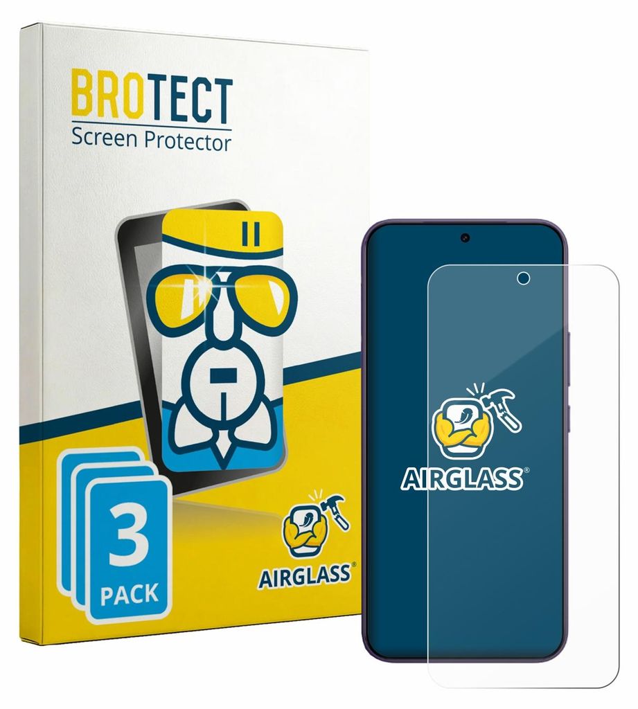 3x BROTECT Schutzglas für Vivo Y600 Pro Schutzfolie Panzer Folie Glas Display Schutz klar
