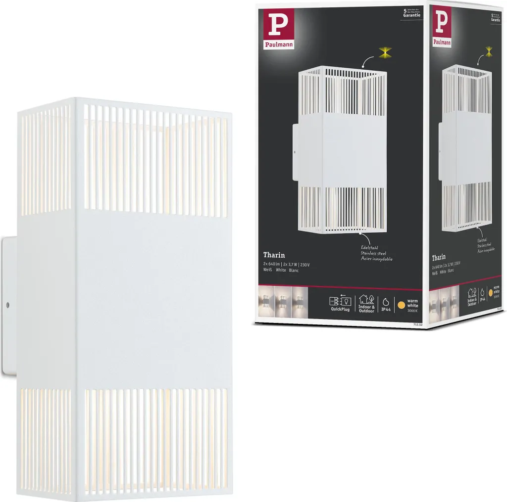 Applique murale LED Tharin - Éclairage tamisé pour vos murs sombres