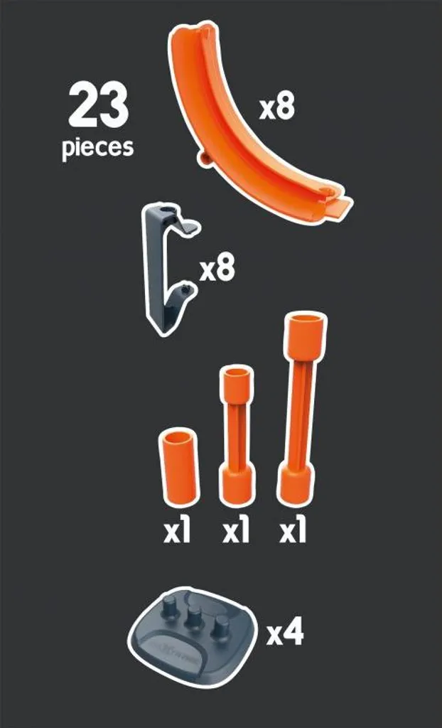 Smoby FleXtreme Superlooping Set Multicolore de 23 Pièces de Construction - 38