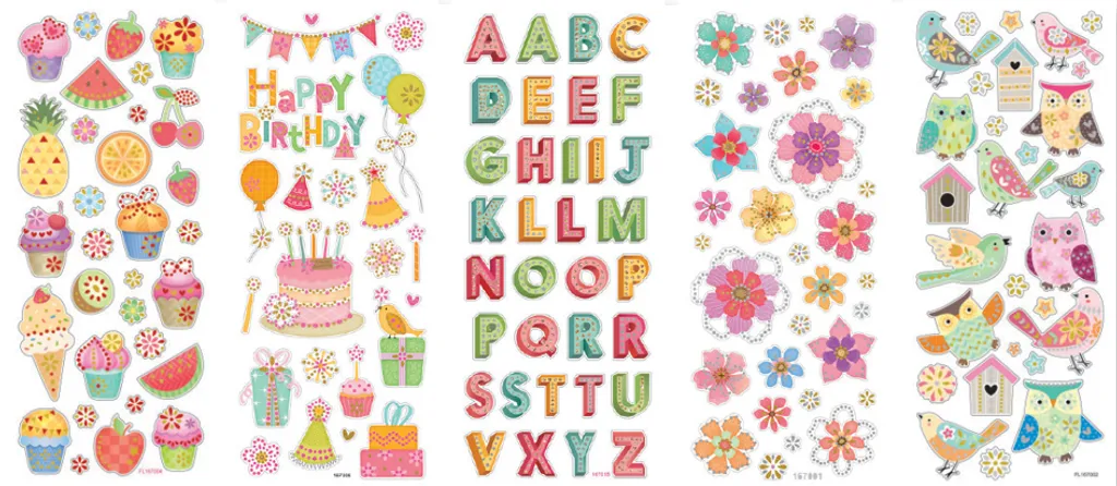 Folia 19290 Brilliant Sticker Glitterati | Decorazione Scrapbooking