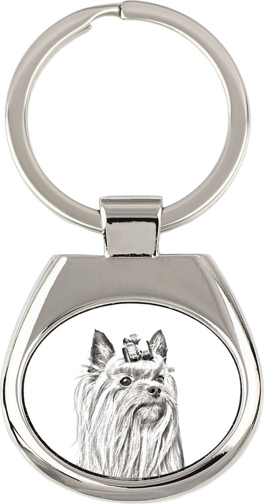 Yorkshire Terrier - Schlüsselanhänger mit Hund, Anhänger mit Aufdruck, personalisierter Anhänger der Marke Art-Dog