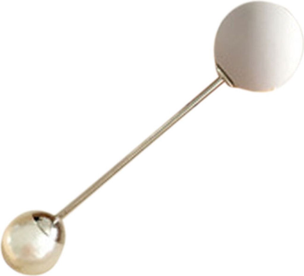 Mode Künstliche Perle Brosche Pin Frauen Jacke Mantel Dekoration Schmuck Geschenk-Hellgrau
