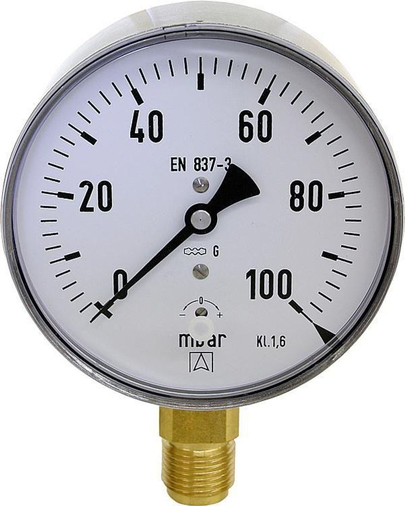 AFRISO Kapselfedermanometer 0-160 mbar